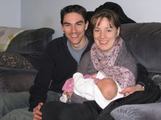 Romilly with Ian and Sarah